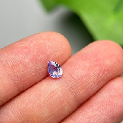 0.55ct Natural Whitish Purple Milky Sapphire Vietnam.