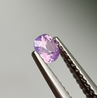 0.32ct Natural Purplish Pink Milky Sapphire Vietnam.