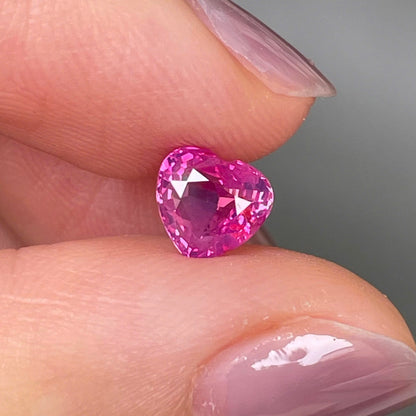 1.0ct Unheated Pink Sapphire Vietnam