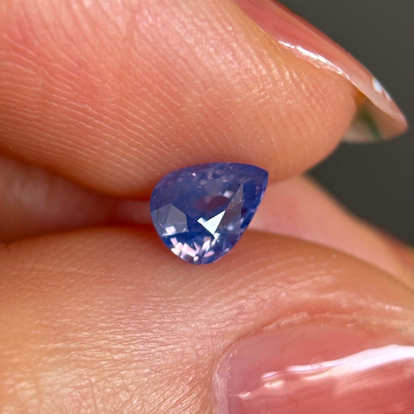 0.59ct Natural Blue Milky Sapphire Vietnam.