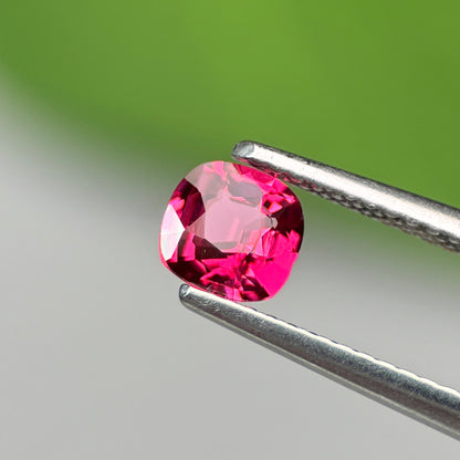 0.58 ct Natural Brownish Red Spinel Vietnam. Cushion Shape. No Treatment.
