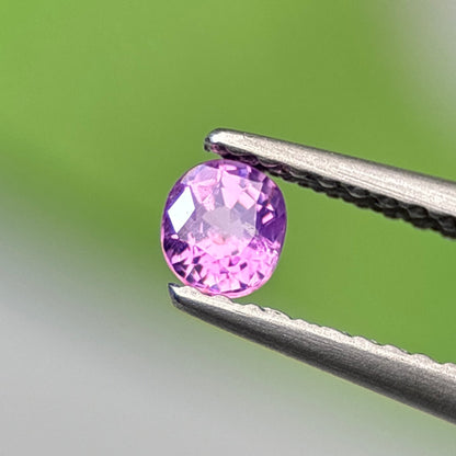 0.24 ct Natural Purple Sapphire Vietnam. Cushion Shape. No Treatment.