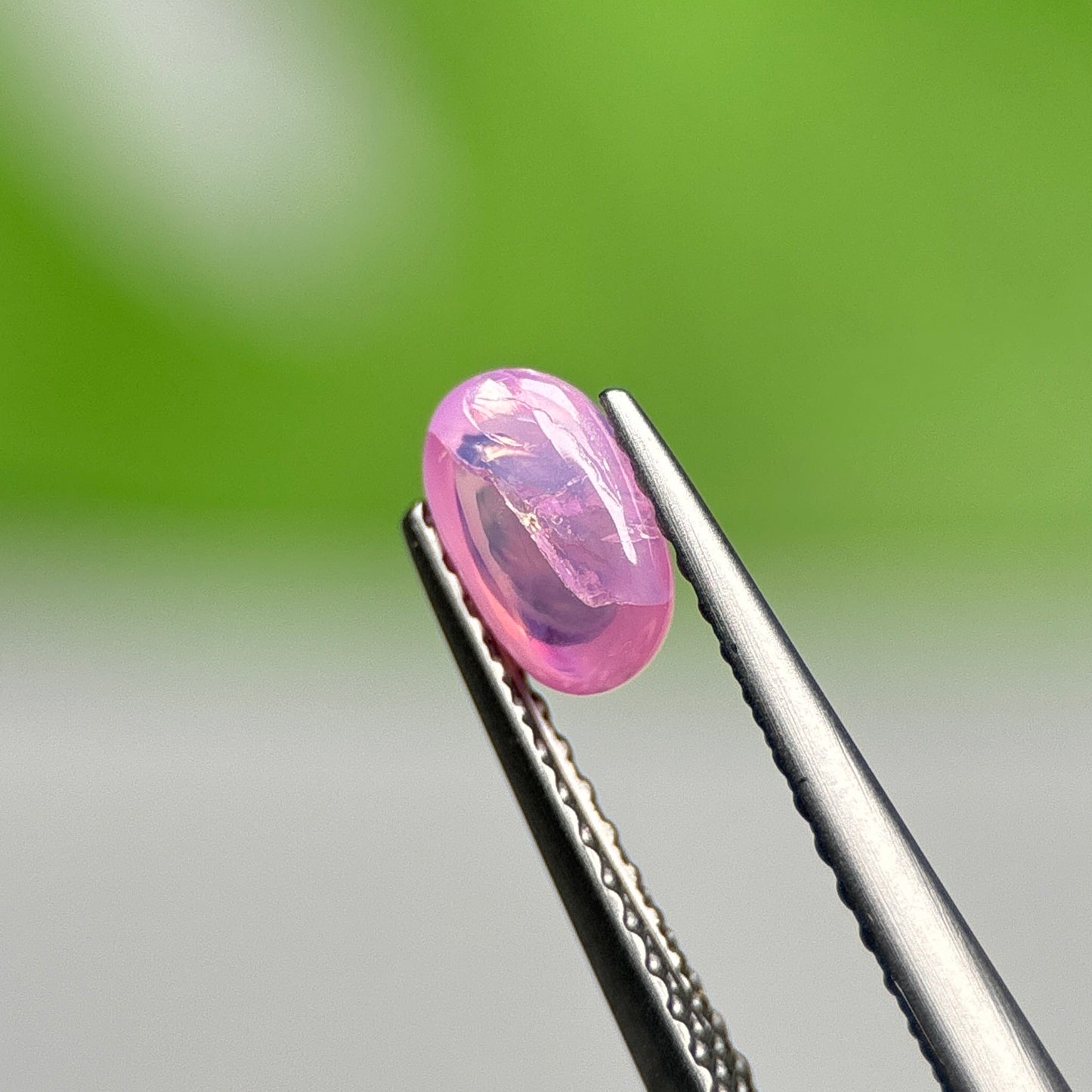 0.67ct Natural Pink Cacbochon Sapphire Viet Nam. No treatment.