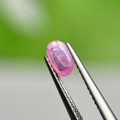 0.67ct Natural Pink Cacbochon Sapphire Viet Nam. No treatment.