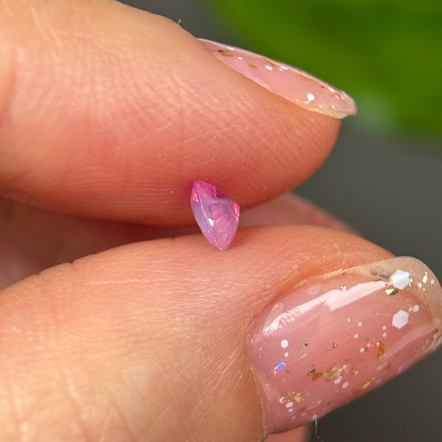 0.36ct Natural Pink Milky Sapphire Vietnam.