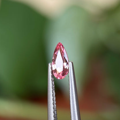 0.49ct Natural Pink Spinel Vietnam. Pear Shape.