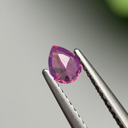 0.34ct Natural Purplish Pink Milky Sapphire Vietnam.