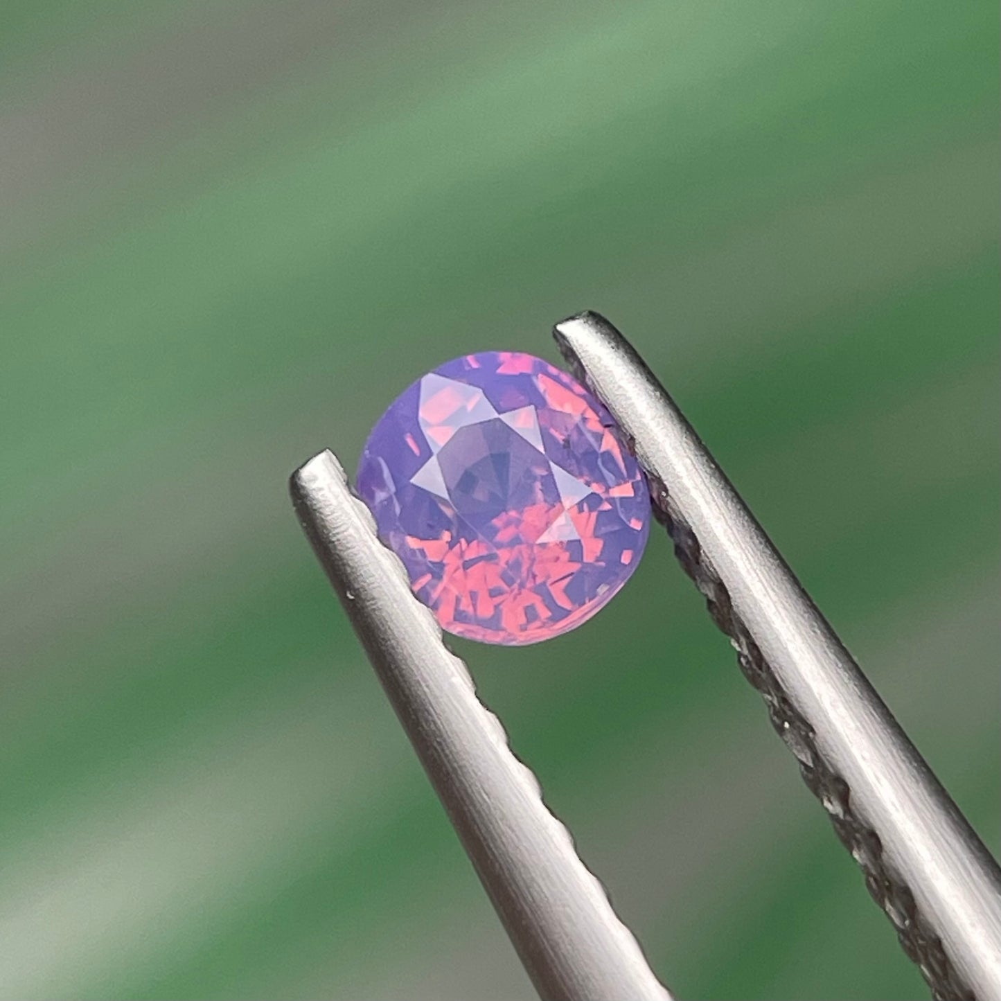 0.33ct Natural Milky Orangish Purple Sapphire Vietnam