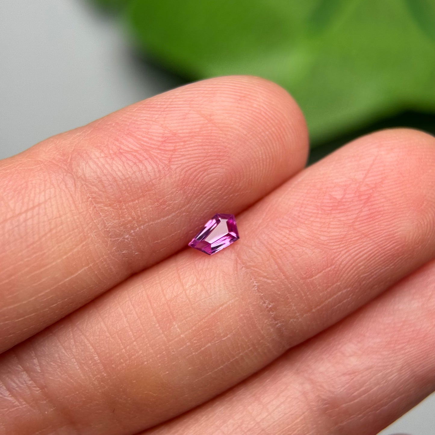 0.25ct Natural Purplish Pink Milky Sapphire Vietnam.