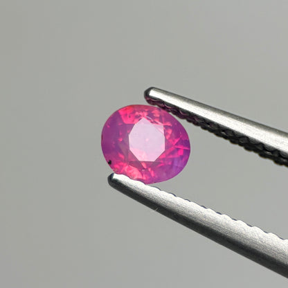 0.46 ct Natural Pink Milky Sapphire Vietnam. Cushion Shape.