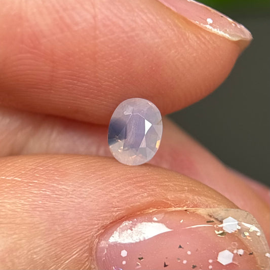0.45ct Natural White Milky Sapphire Vietnam.