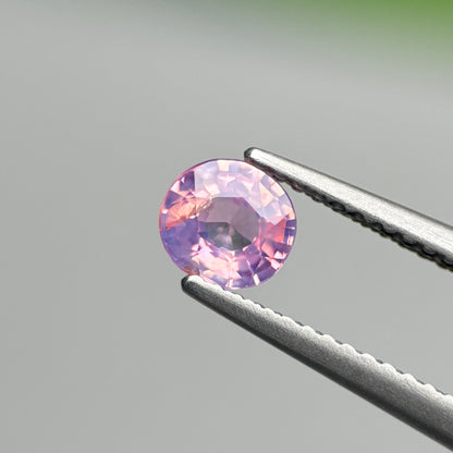 0.61 ct Natural Pink Milky Sapphire Vietnam. Cushion Shape.