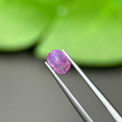 1,05ct Natural Pink Milky Sapphire Vietnam. Cushion Shape. No Treatment Milky Sapphire Luc Yen.