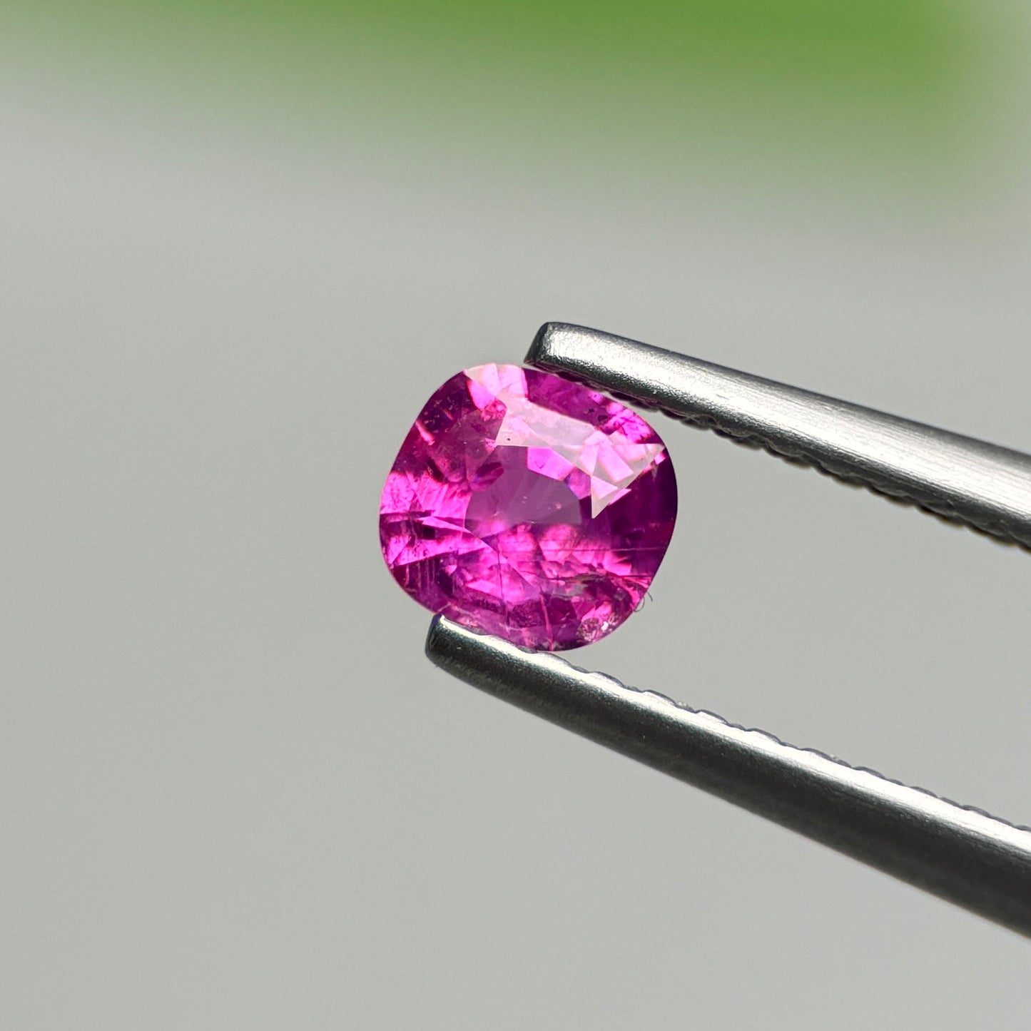 0.37 ct Natural Pink Milky Sapphire Vietnam. Cushion Shape.