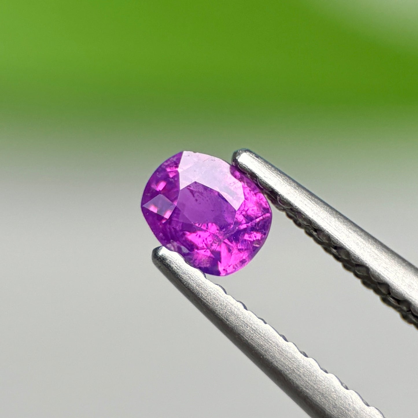 0.28 ct Natural Purple Sapphire Vietnam. Cushion Shape.
