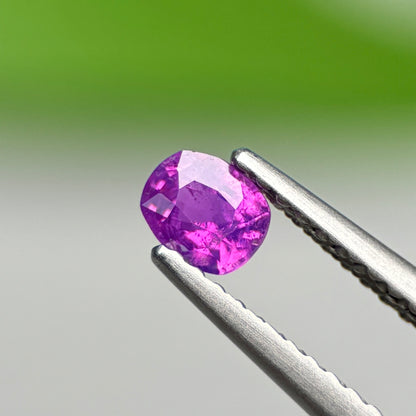 0.28 ct Natural Purple Sapphire Vietnam. Cushion Shape.