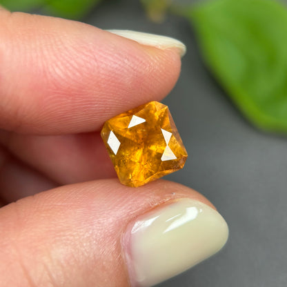 3,45ct Natural Yellow Tourmaline Vietnam. Emerald Shape. No Treatment, No Heat Tourmaline Luc Yen.