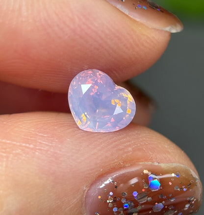 1.19ct Natural Pinkish White Sapphire Vietnam.
