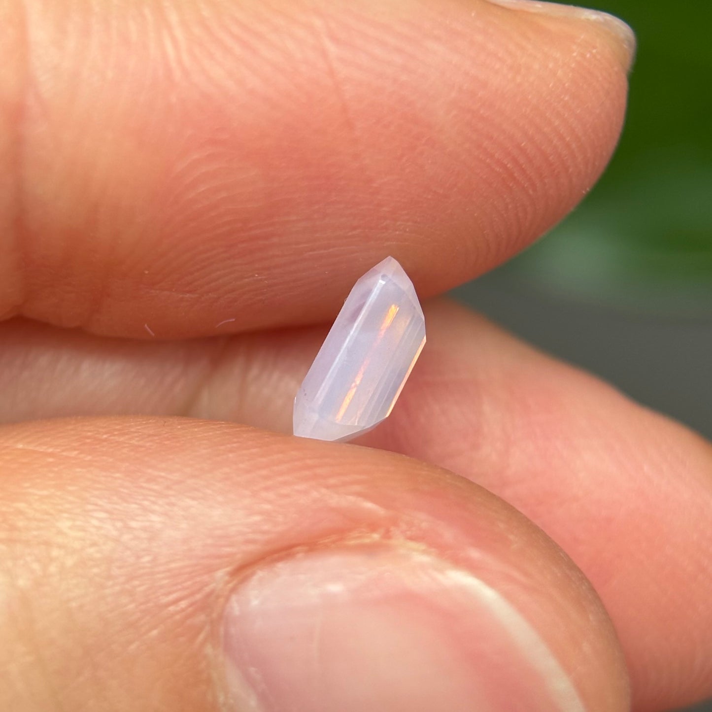 1.11ct Natural White Milky Sapphire Vietnam, Untreatment