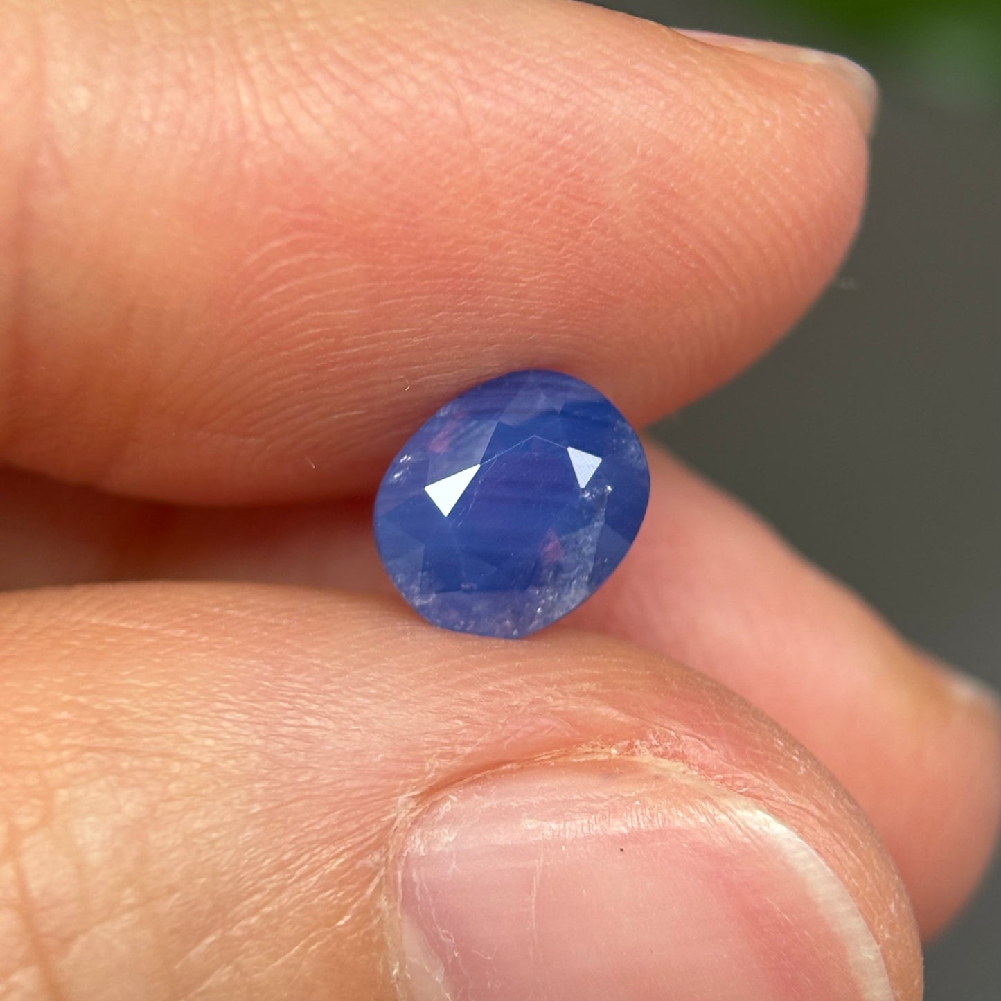 1.47ct Natural Blue Milky Sapphire Vietnam, No Treatment