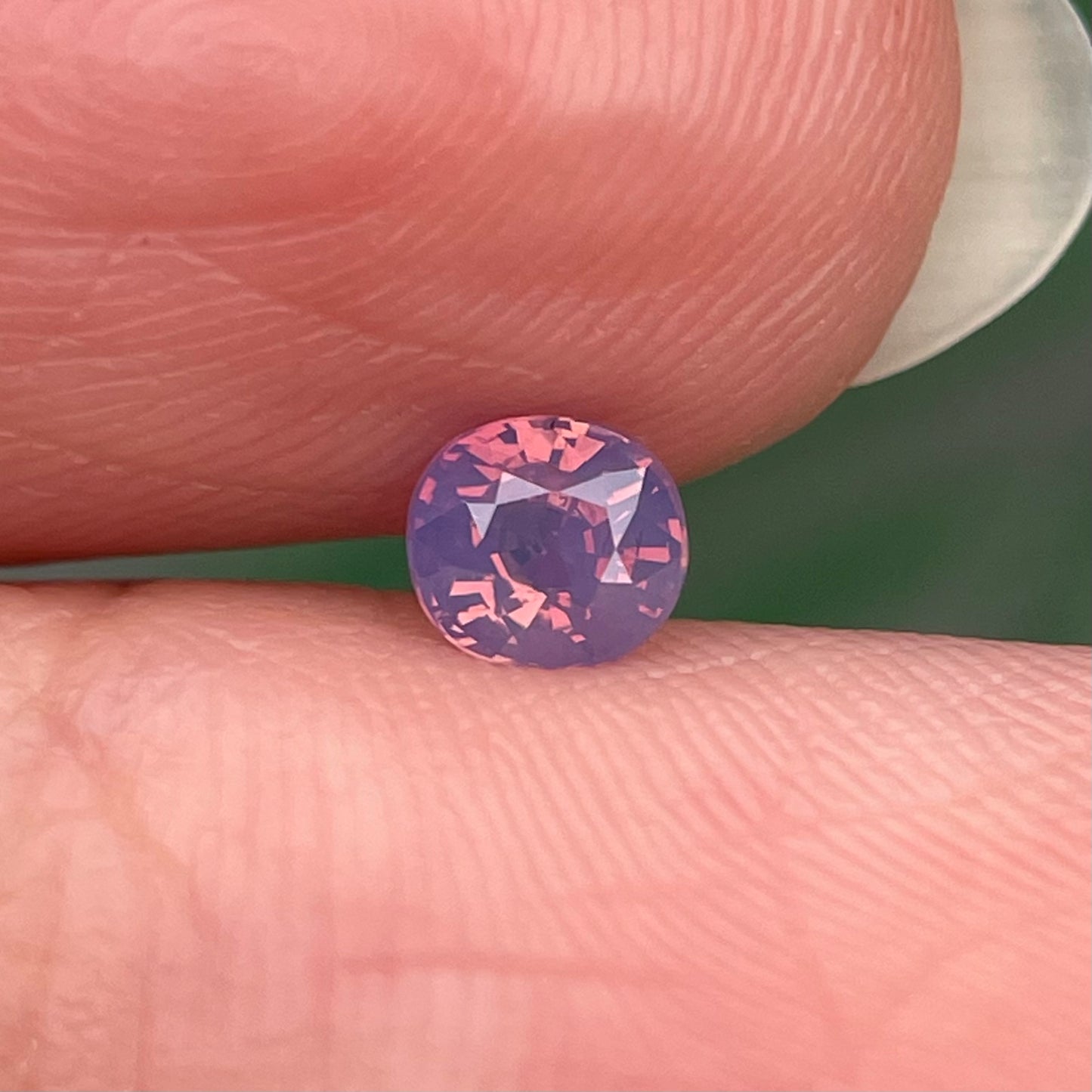 0.33ct Natural Milky Orangish Purple Sapphire Vietnam