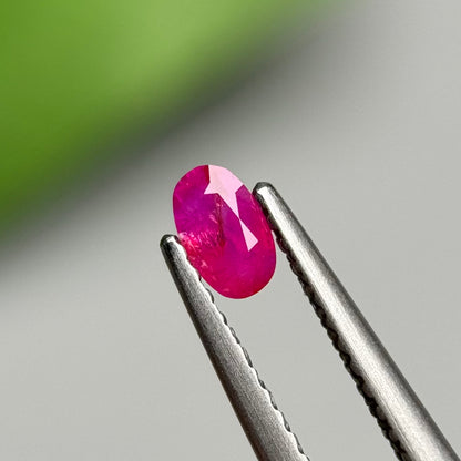 0.31ct Natural Reddish Pink Milky Sapphire Vietnam.