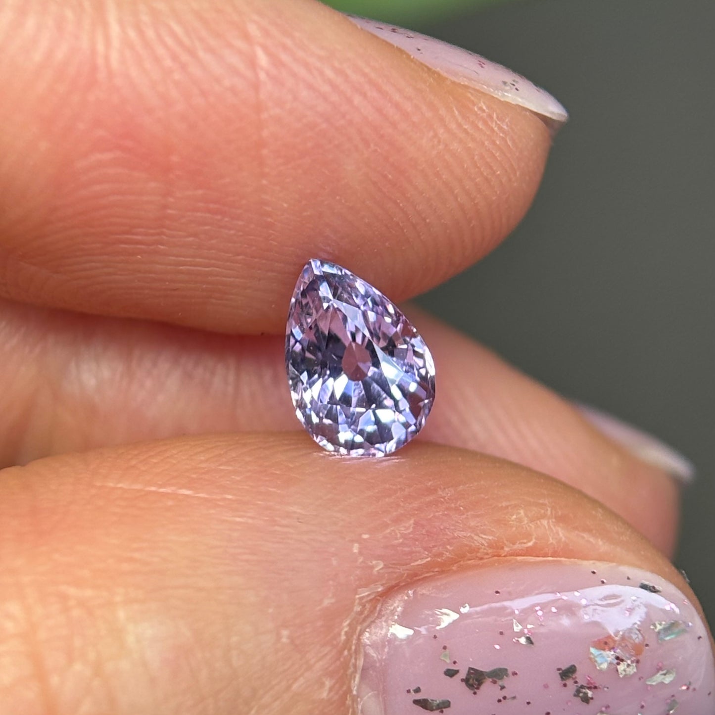 1.09 ct Natural Purple Milky Sapphire Vietnam.