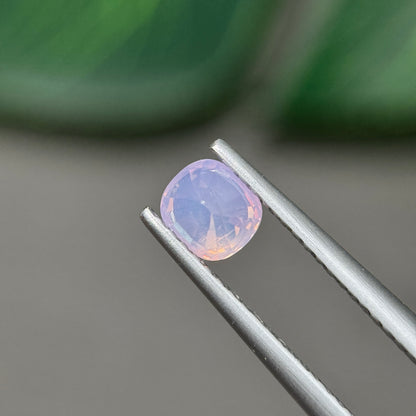 0.69 ct Natural Pink Milky Sapphire Vietnam. Cushion Shape. No Treatment.