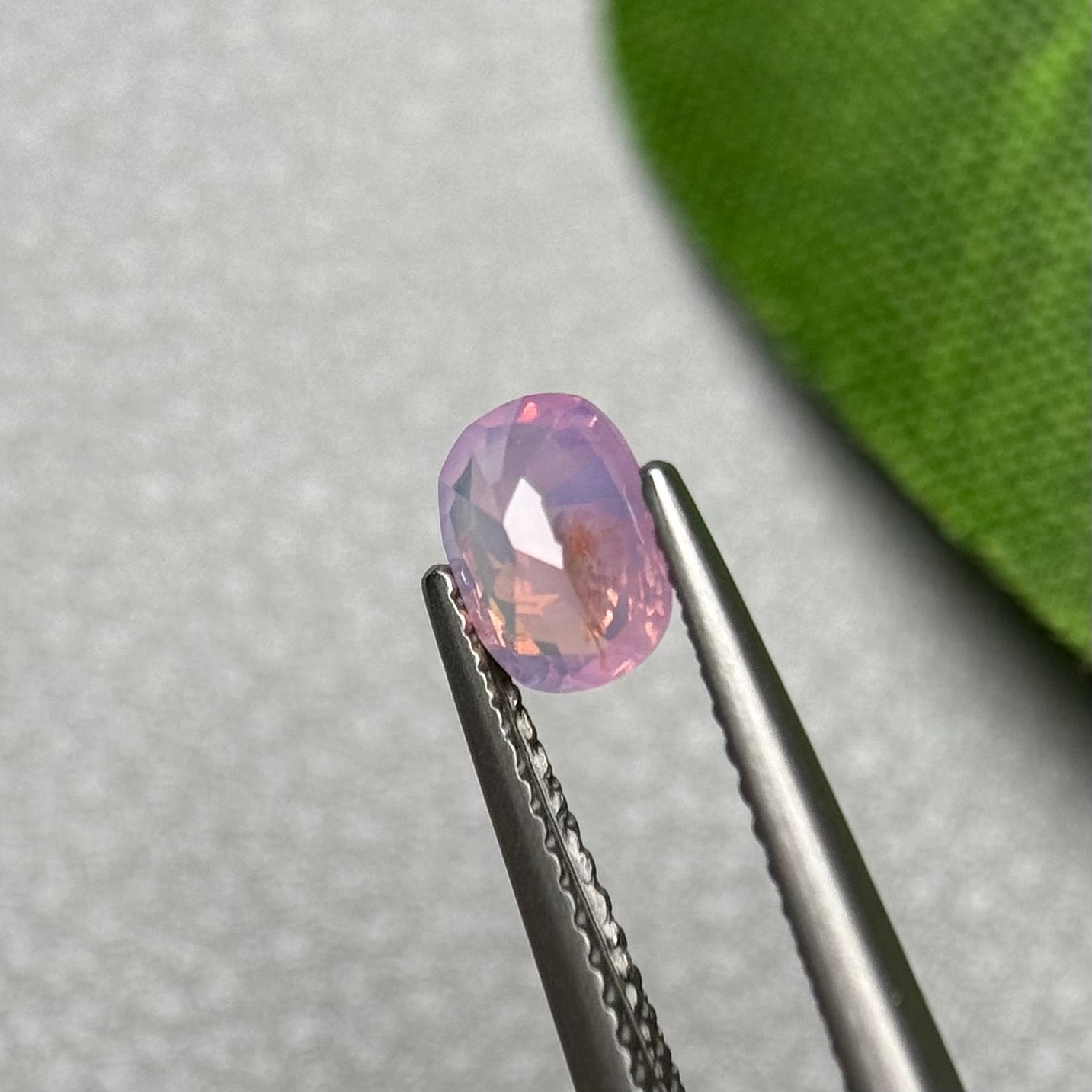 0.81ct Natural Pink Milky Sapphire Vietnam.