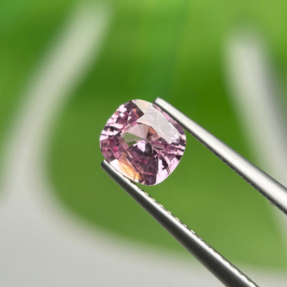 1.35ct Natural Lite Pink Spinel Vietnam. Cushion Shape.