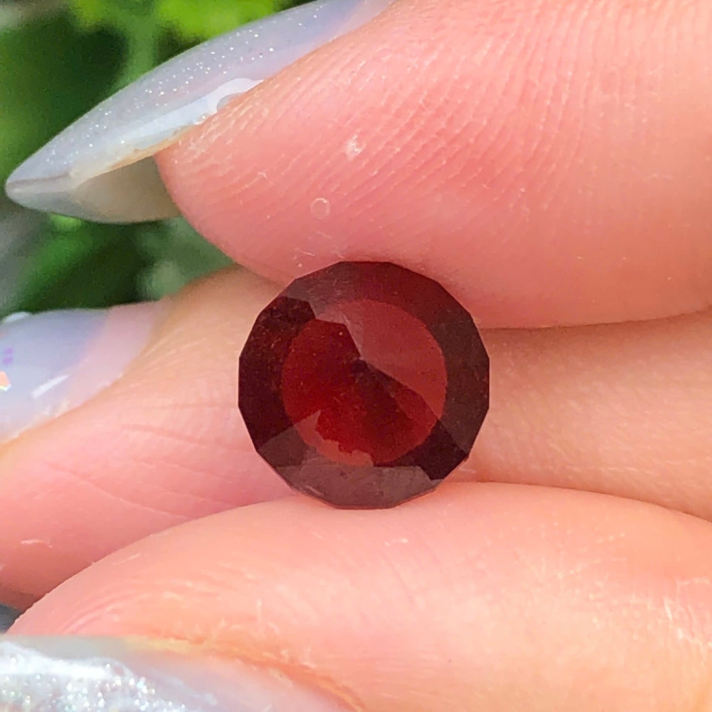 2,22ct Natural Brown-Red Garnet Vietnam. Round Shape. No Treatment Garnet Luc Yen.
