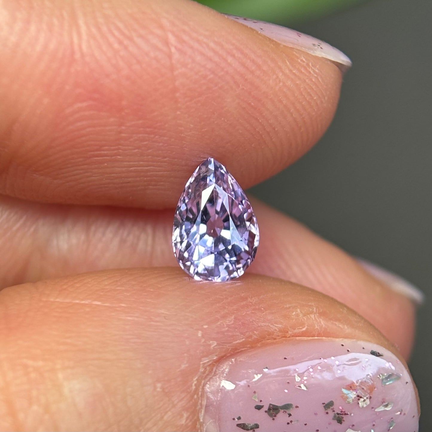 1.09 ct Natural Purple Milky Sapphire Vietnam.