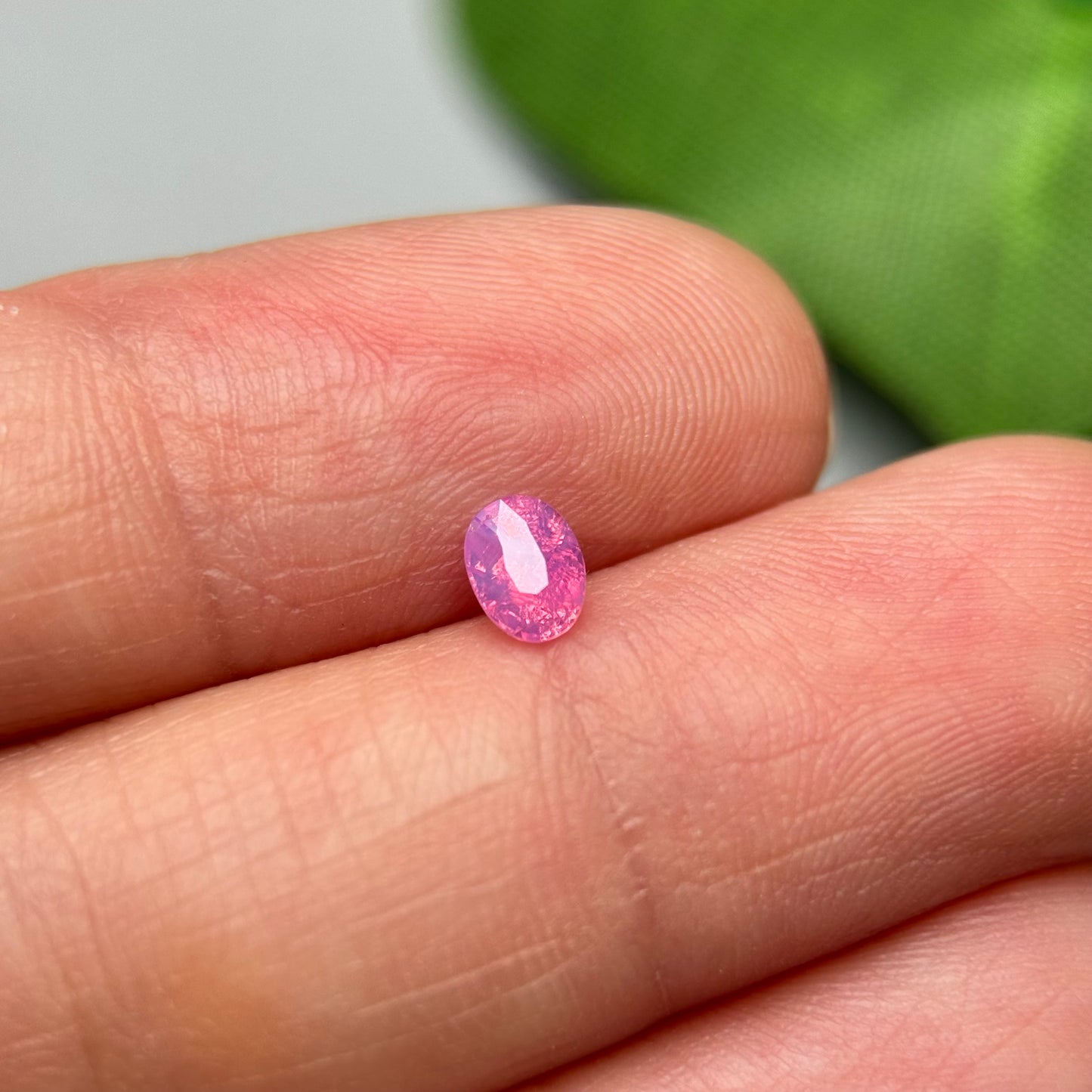 0.37ct Natural Pink Milky Sapphire Vietnam.