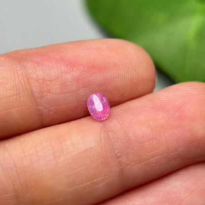 0.37ct Natural Pink Milky Sapphire Vietnam.