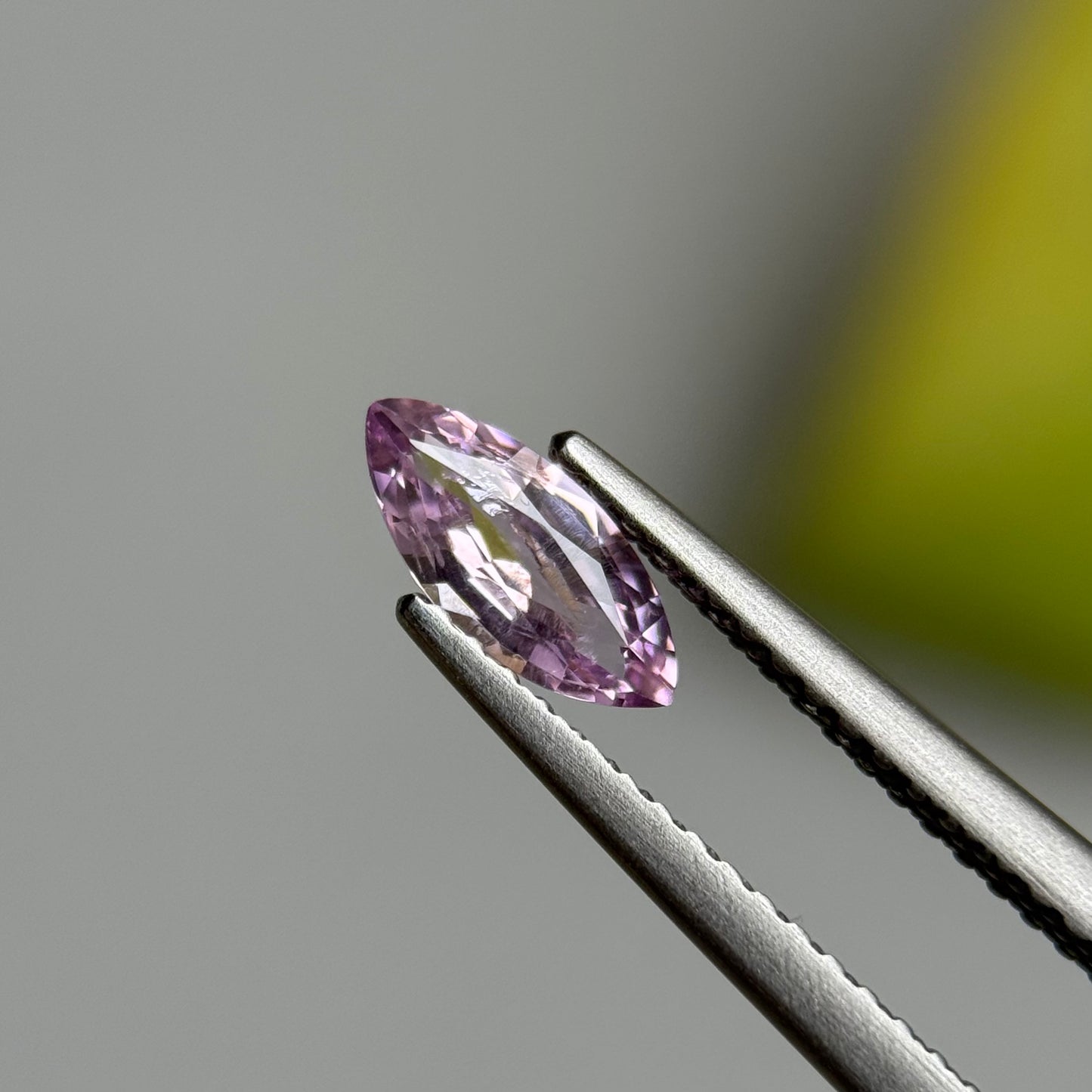 0.48 ct Natural Lite Purple Spinel Vietnam. Marquise Shape.