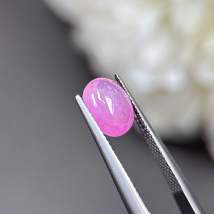3,73ct Natural Pink Cacbochon Sapphire Viet Nam. No Treatment Sapphire Luc Yen.