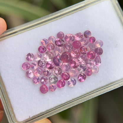 10.57 ct/ 51 Pcs Natural Mix Color Spinel Vietnam. Free Shape. No Treatment.