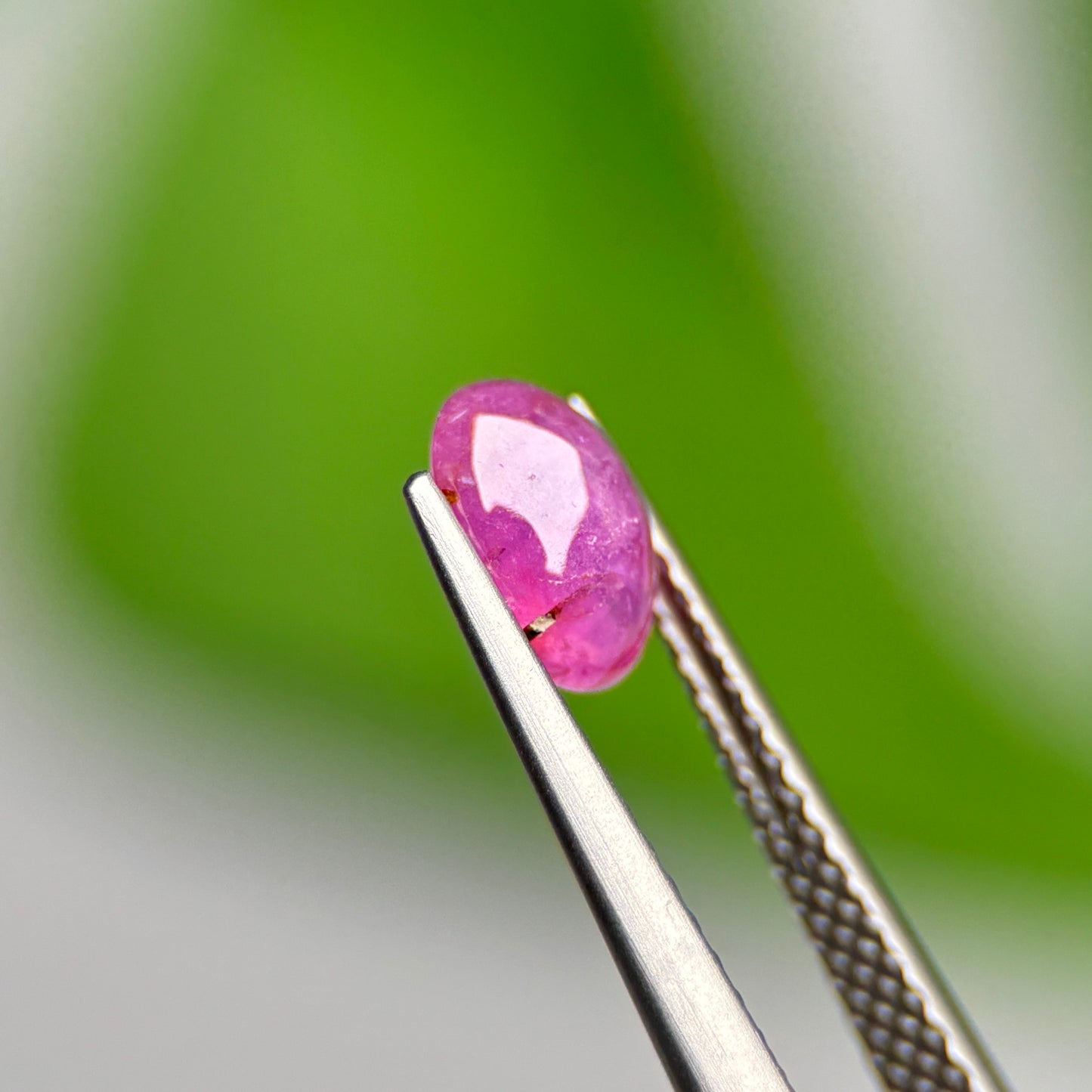1.12ct Natural Pink Cacbochon Sapphire Viet Nam. No treatment.
