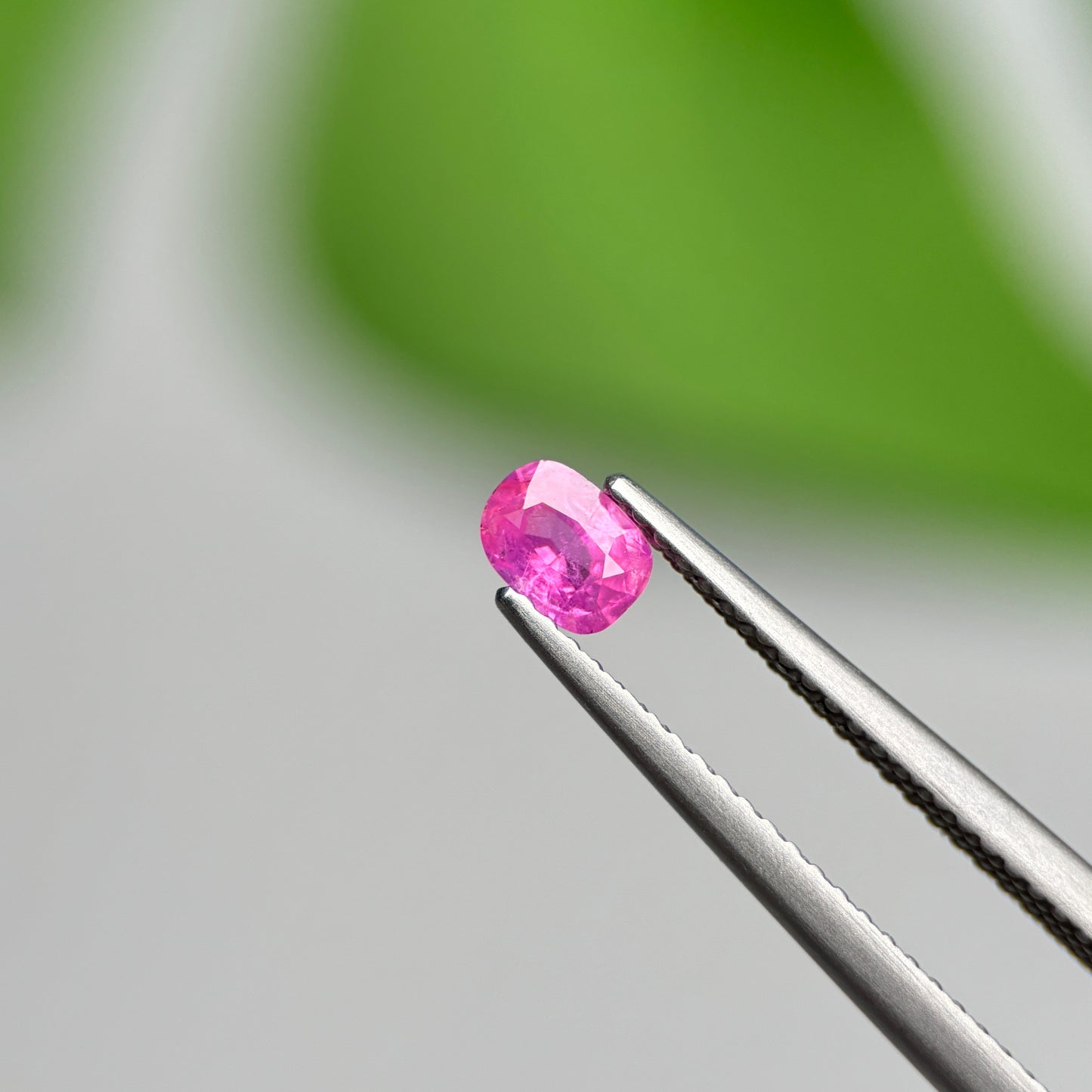 0.37 ct Natural Pink Milky Sapphire Vietnam. Cushion Shape.