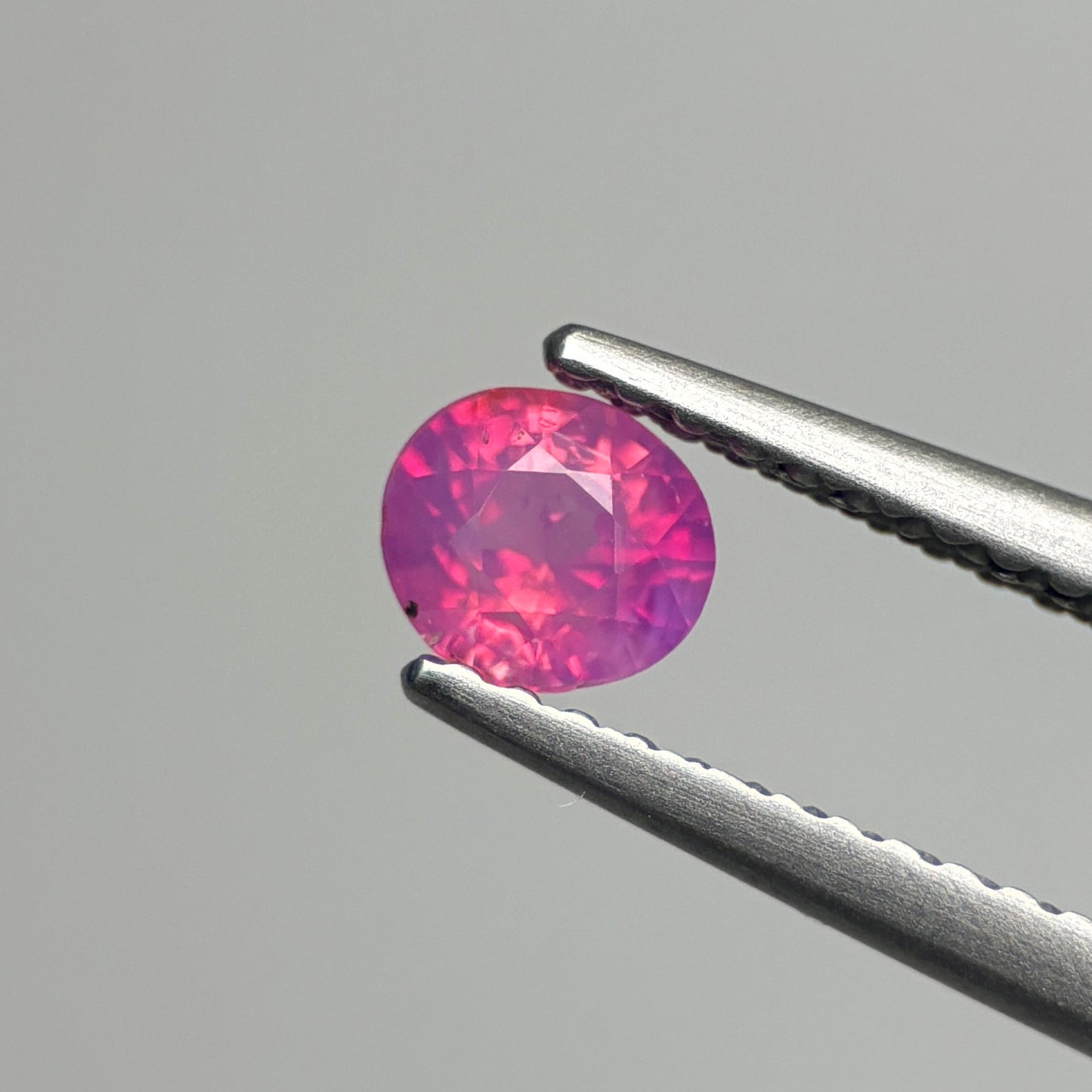 0.46 ct Natural Pink Milky Sapphire Vietnam. Cushion Shape.