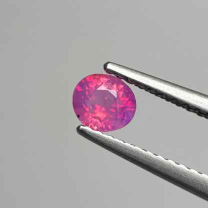 0.46 ct Natural Pink Milky Sapphire Vietnam. Cushion Shape.