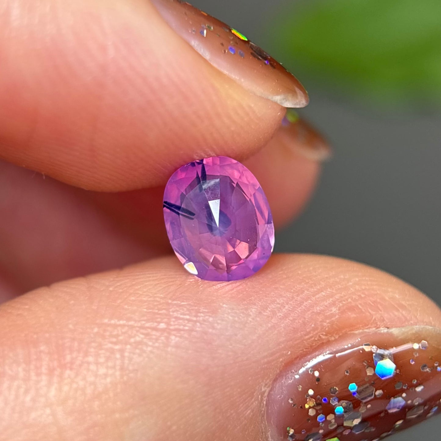 1.32ct Natural Pink Milky Sapphire Vietnam.