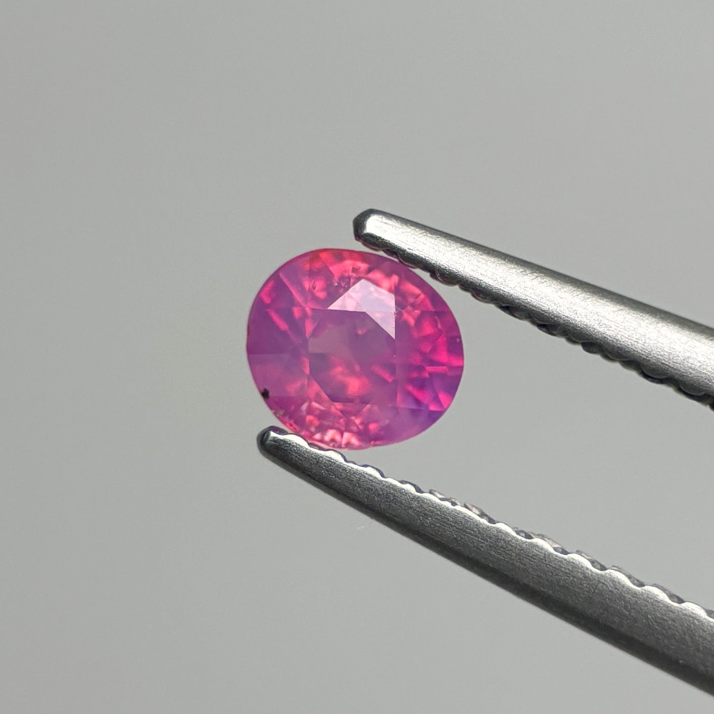 0.46 ct Natural Pink Milky Sapphire Vietnam. Cushion Shape.