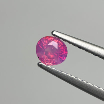 0.46 ct Natural Pink Milky Sapphire Vietnam. Cushion Shape.