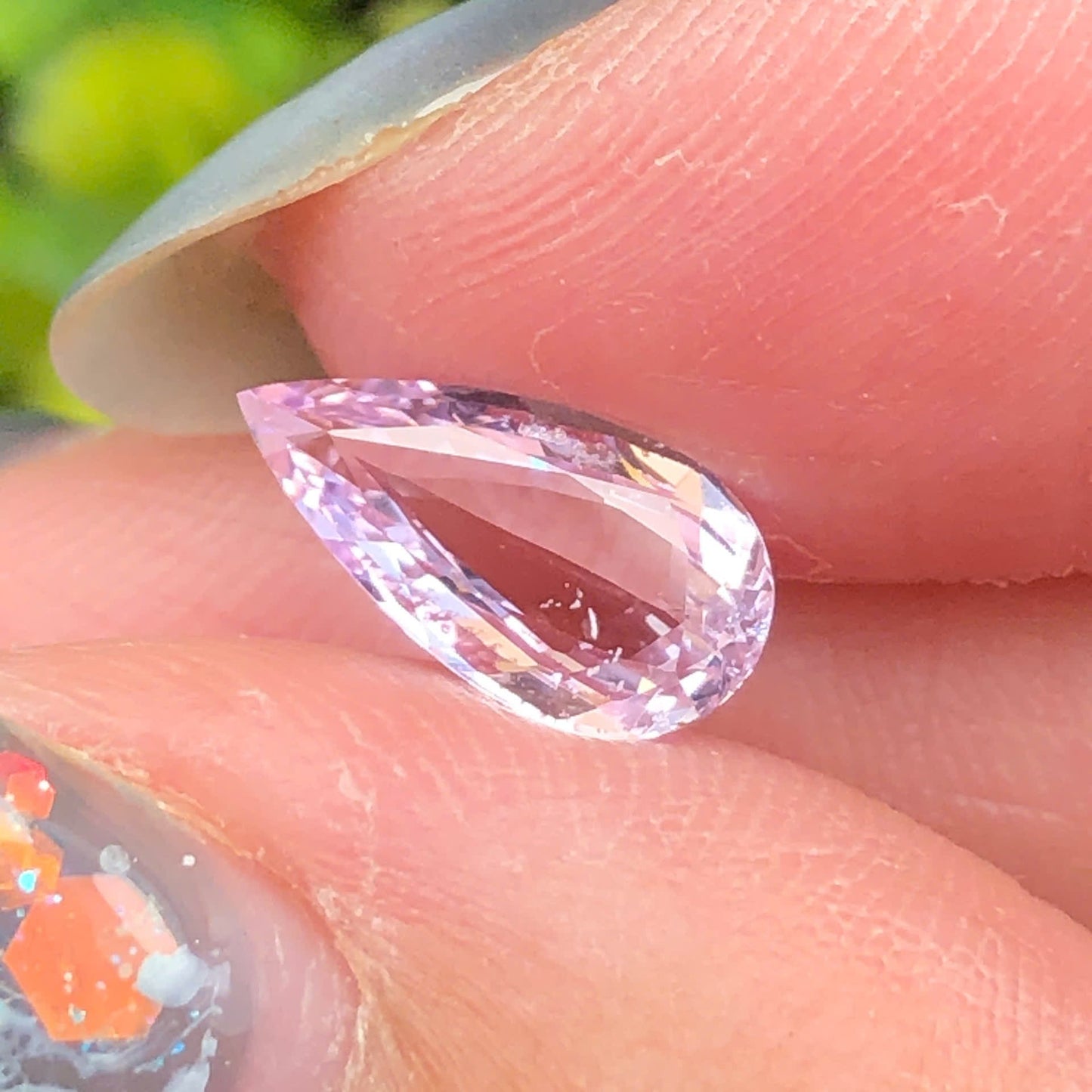 1,18ct Natural Light Pink Spinel Vietnam. Pear Shape. No Treatment Spinel Luc Yen.