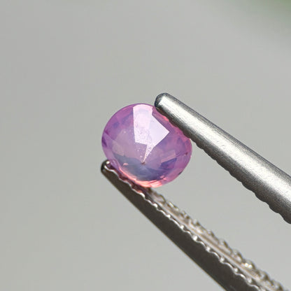 0.46 ct Natural Pink Milky Sapphire Vietnam. Cushion Shape.