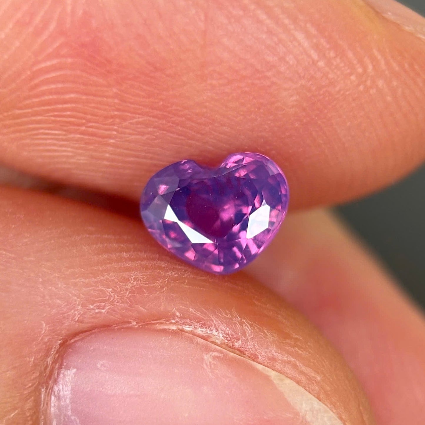 0.75ct Natural Milky Purple Sapphire Vietnam