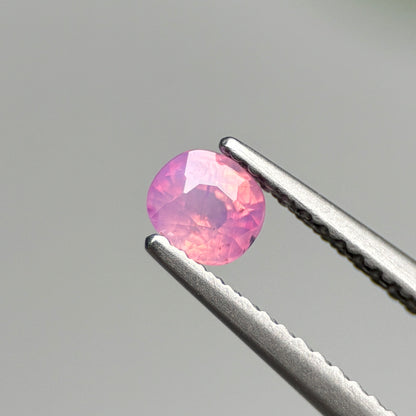 0.46 ct Natural Pink Milky Sapphire Vietnam. Cushion Shape.