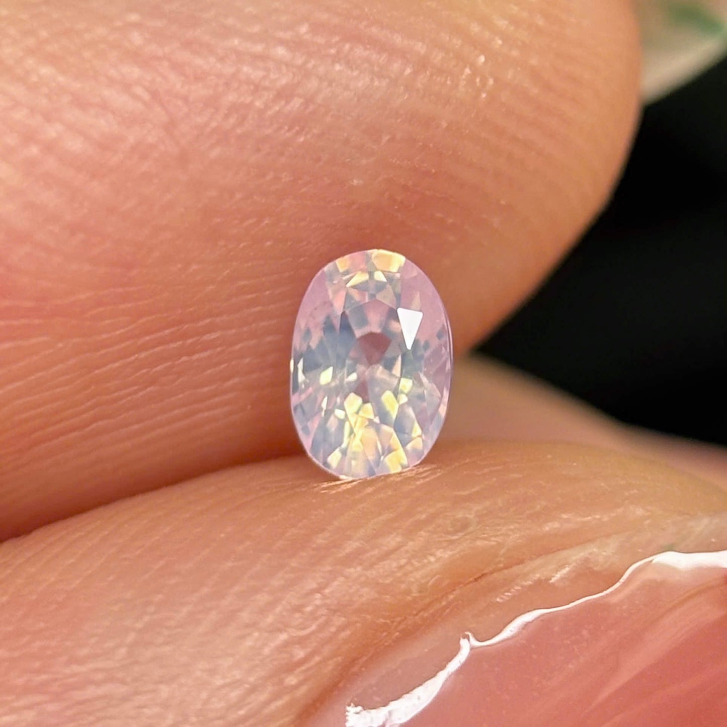 0.34ct Natural Milky Light Pink Sapphire Vietnam