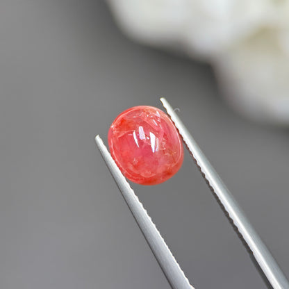 3,49ct Natural Orange Cacbochon Sapphire Viet Nam. No Treatment Sapphire Luc Yen.